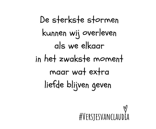 de sterkste stormen - Versjes van Claudia