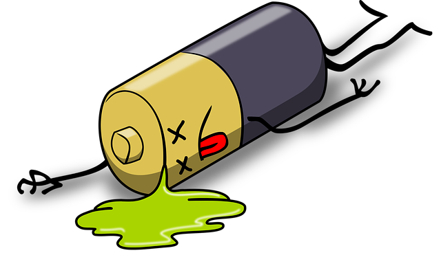 Afbeelding uitgeputte batterij bij column Waar krijg je energie van - energie-batterij-chronischmoe