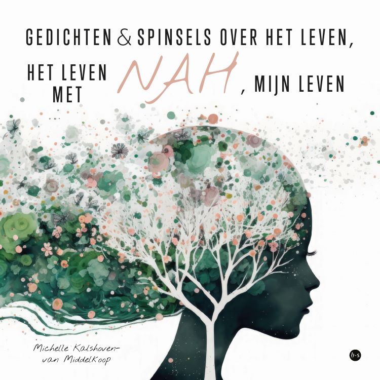 Bijkletsen met Michelle Miesspinsels boek; Gedichten en spinsels over het leven , het leven met NAH, mijn leven - afbeelding voorzijde