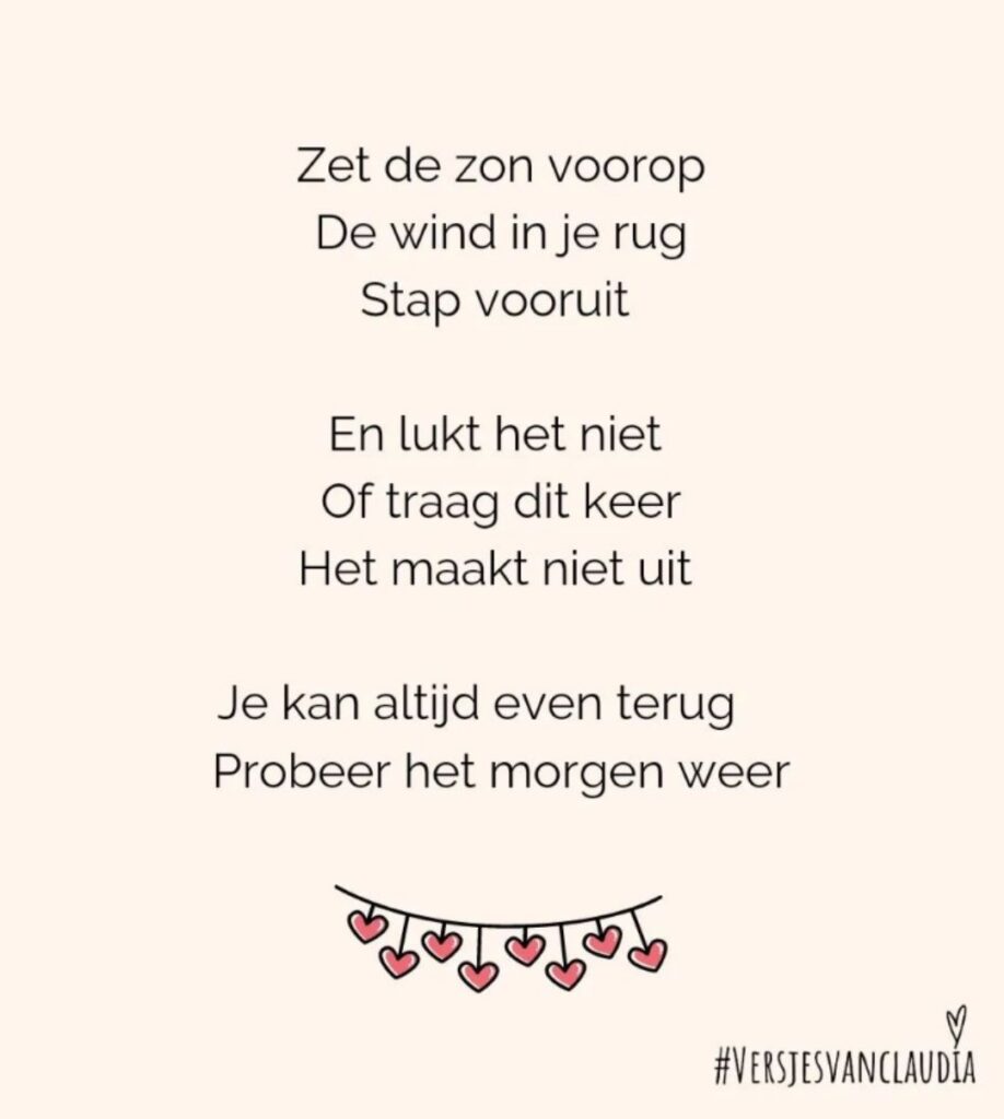 overprikkeling-NAH-herseninfarct-prikkels - Zet de zon voorop, de wind in je rug.. - Versje van Claudia bij blog Overprikkeling - versje; Wat is het en hoe ga je ermee om