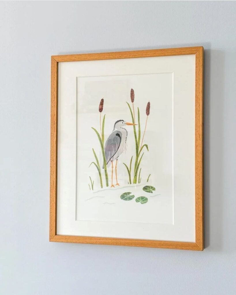 Poster reiger - Studio Kuukeluus