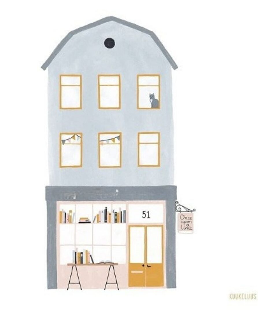 Profiel illustratie van Etalage - getekend door Studio Kuukeluusl