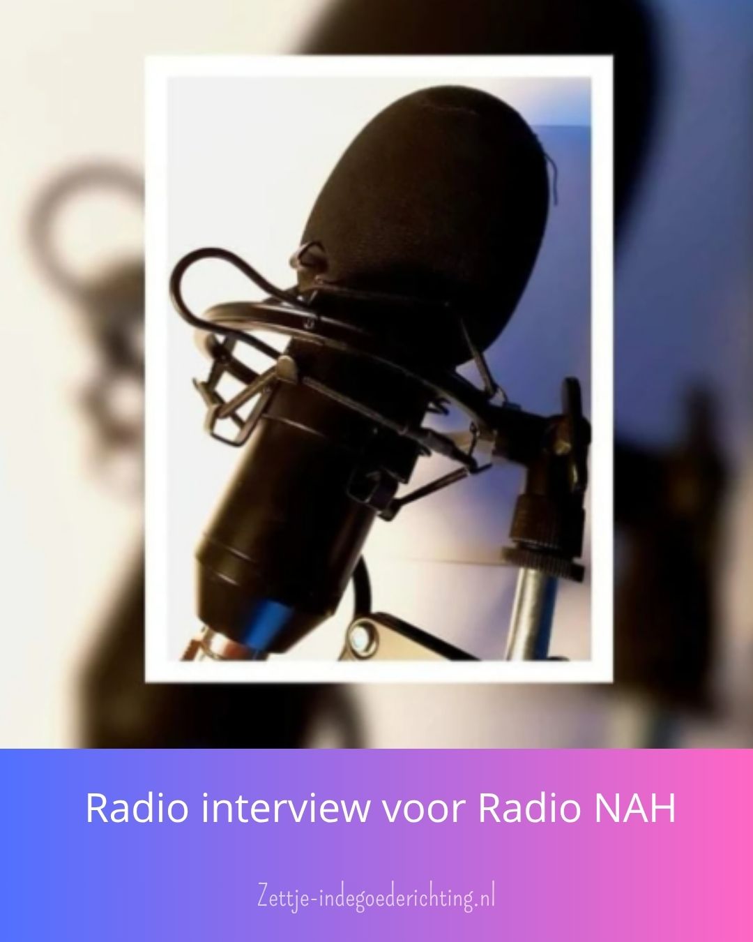 Zettje Radio Interview met Lieky voor radio NAH - Niet Aangeboren Hersenletsel - ervaringsverhalen