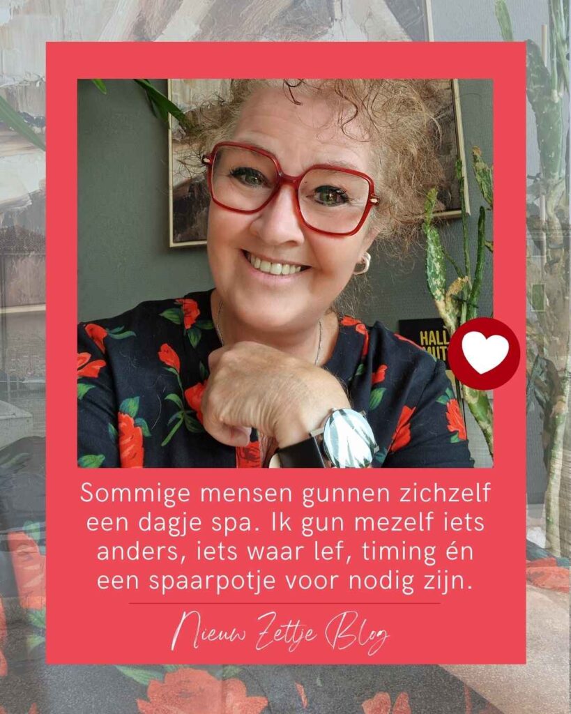 Blog Sommige mensen gunnen zichzelf een dagje spa. Ik gun mezelf iets anders, iets waar lef, timing én een spaarpotje voor nodig zijn.