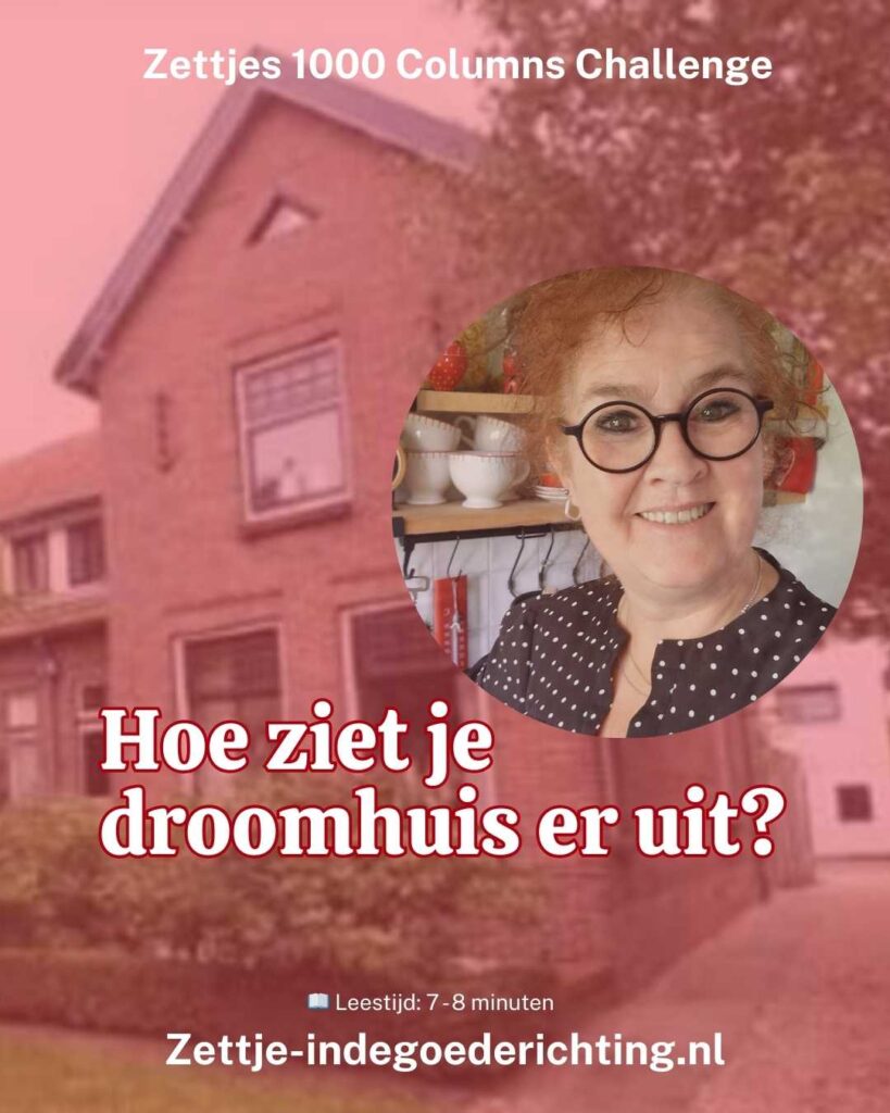 _1000 columns vragen challenge 277 - Hoe ziet je droomhuis er uit (1)